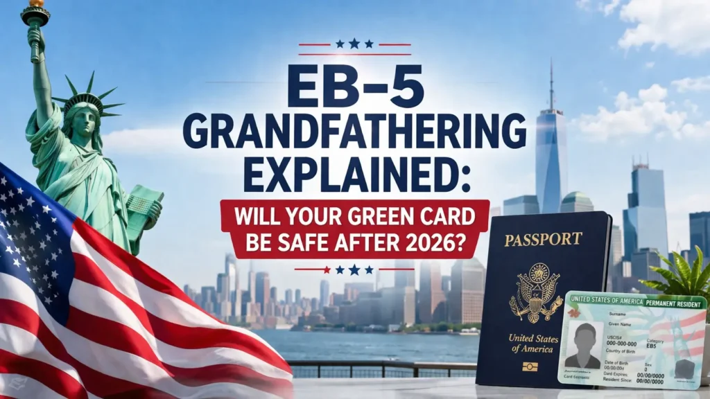 EB-5 Grandfathering Explained: Will Your Green Card Be Safe After 2026?
